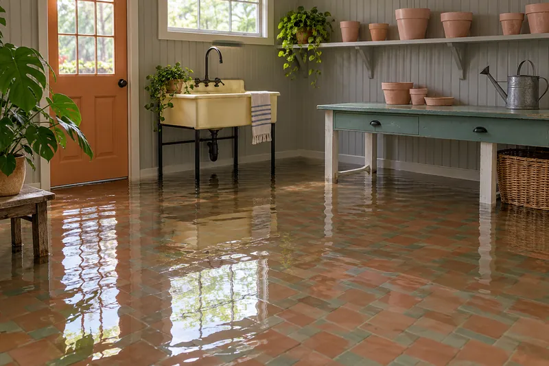 Water Extraction Near Jackson Park — standing water across an affected interior