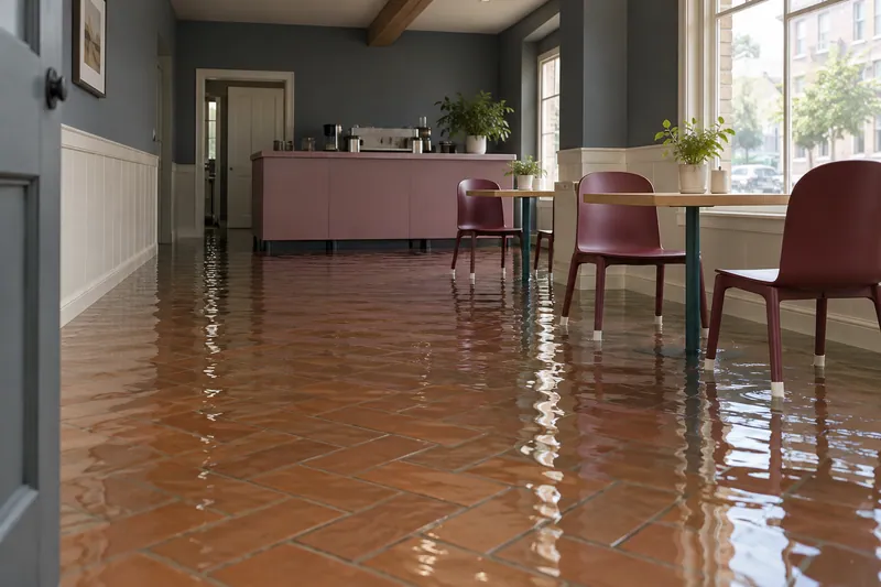 Water Extraction in Temple, TX — standing water across an affected interior